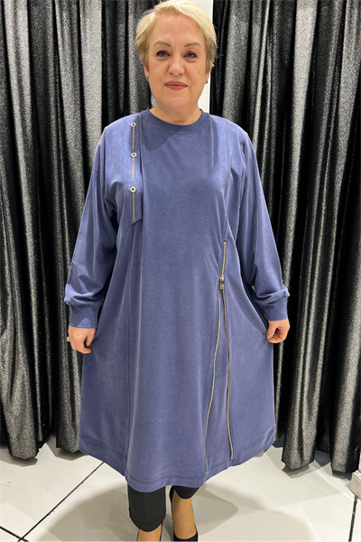 Selma Büyük Beden Şık Detaylı Tunik