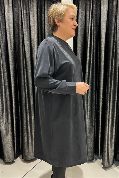 Selma Büyük Beden Şık Detaylı Tunik