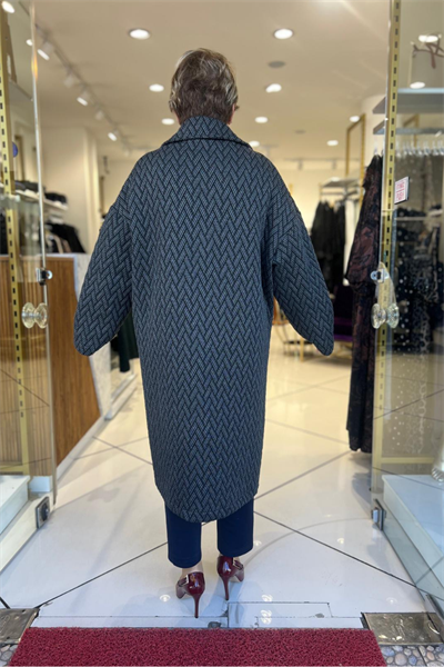 Selma Büyük Beden Şık Mont/Kaban