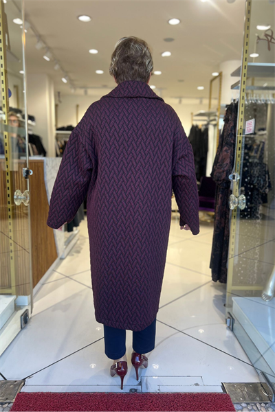 Selma Büyük Beden Şık Mont/Kaban