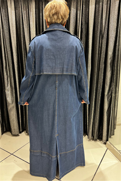 Selma Büyük Beden Şık Trençkot