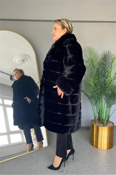 Selma Büyük Beden Şık ve Sıcak Kürk