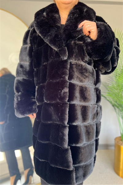 Selma Büyük Beden Şık ve Sıcak Kürk