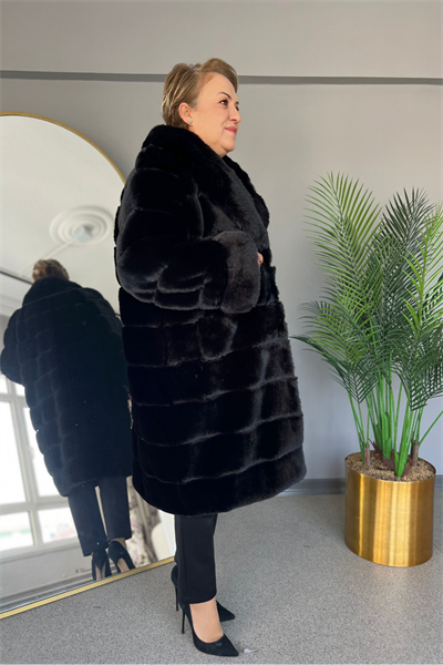 Selma Büyük Beden Şık ve Sıcak Kürk