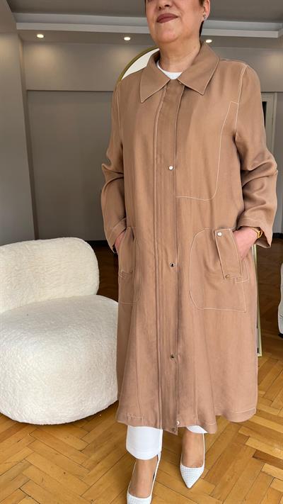 Selma Büyük Beden Spor Dikişli Kap