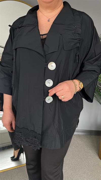 Selma Büyük Beden Spor Poplin Ceket
