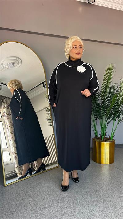 Selma Büyük Beden Spor Reglan Kol Elbise