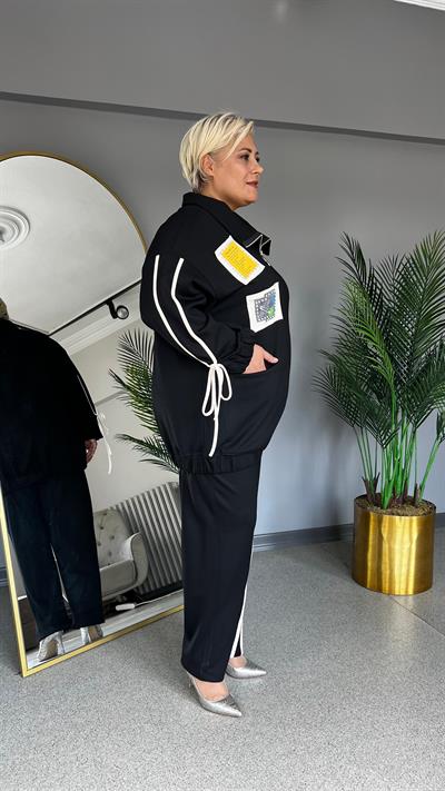 Selma Büyük Beden Spor Şık Eşofman Takımı