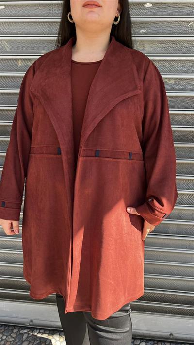 Selma Büyük Beden Süet İçli Dışlı Takım