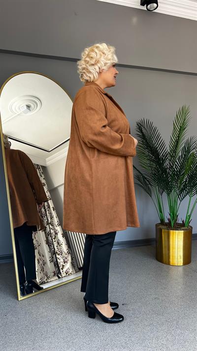 Selma Büyük Beden Süet Takım