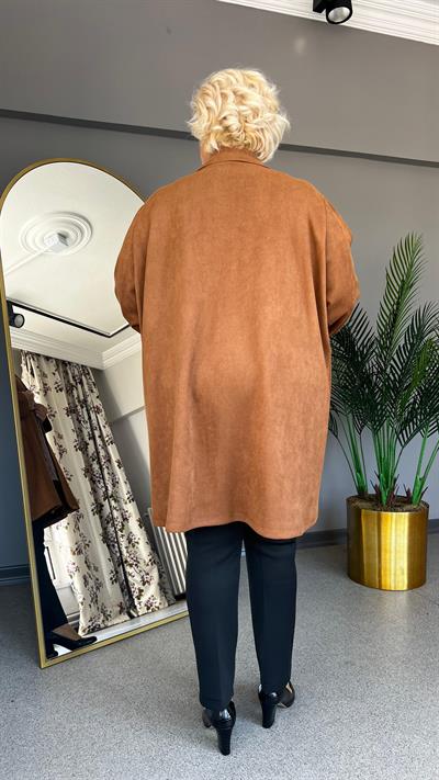 Selma Büyük Beden Süet Takım