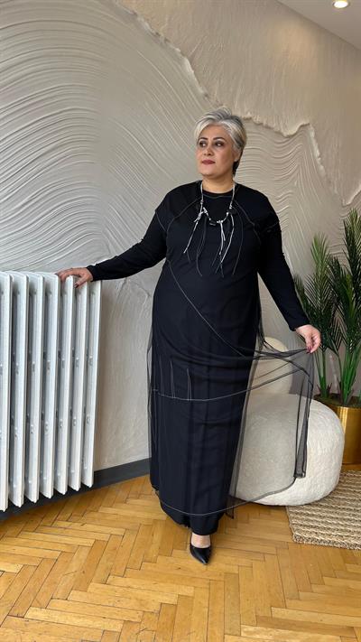 Selma Büyük Beden Süveterli Takım