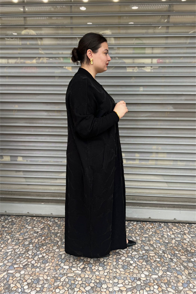 Selma Büyük Beden Tam Boy Tasarım Hırka