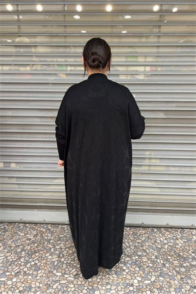 Selma Büyük Beden Tam Boy Tasarım Hırka