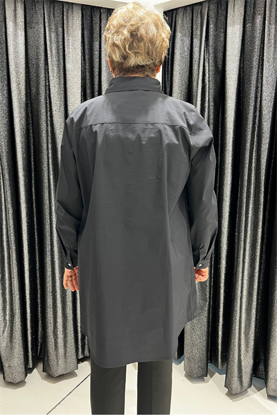 Selma Büyük Beden Taş İşlemeli Yakalı Tunik Gömlek