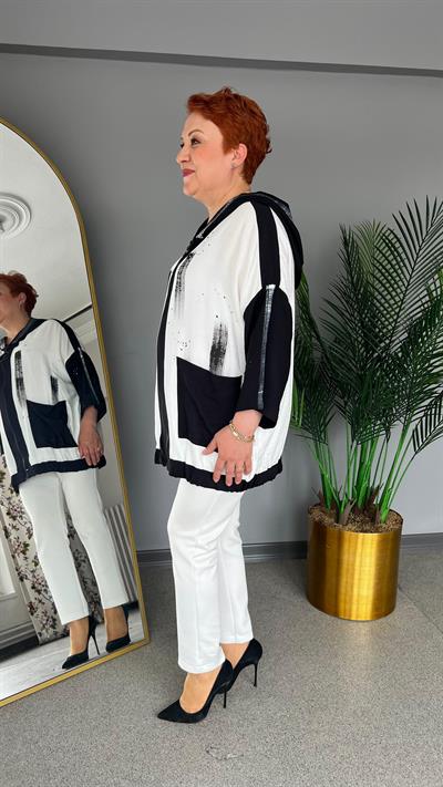 Selma Büyük Beden Tasarım Ceket