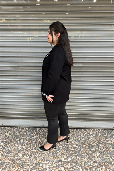 Selma Büyük Beden Tasarım Ceket