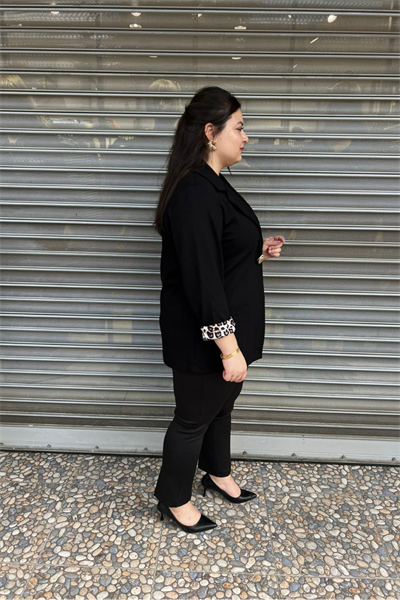 Selma Büyük Beden Tasarım Ceket