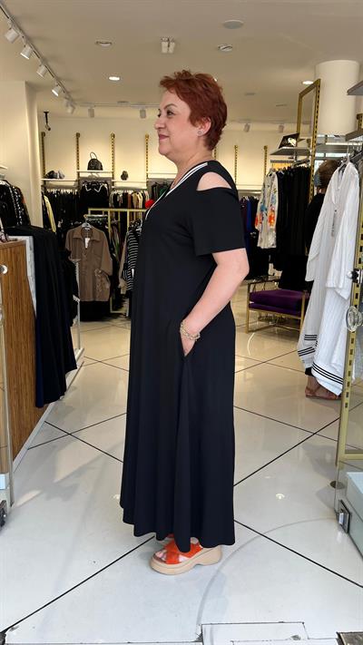 Selma Büyük Beden Tasarım Elbise
