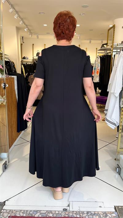 Selma Büyük Beden Tasarım Elbise