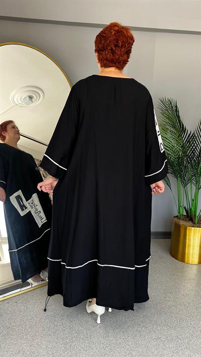 Selma Büyük Beden Tasarım Elbise