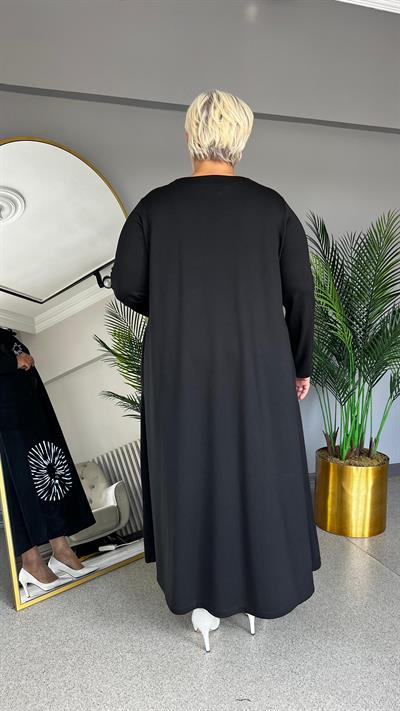 Selma Büyük Beden Tasarım Elbise