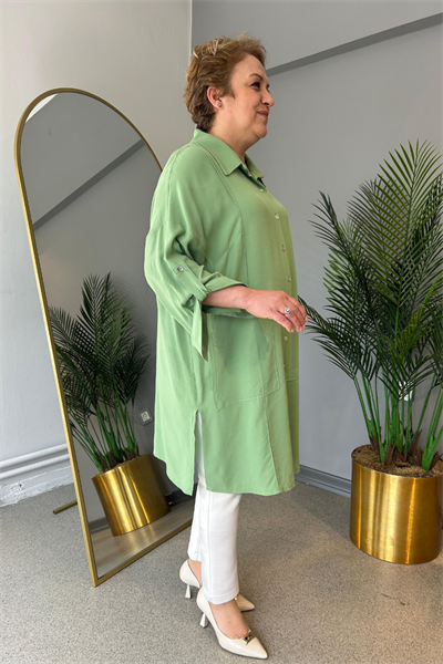 Selma Büyük Beden Tasarım Gömlek