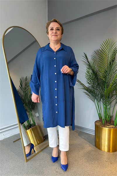 Selma Büyük Beden Tasarım Gömlek