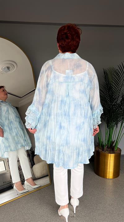 Selma Büyük Beden Tasarım Gömlek