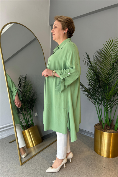 Selma Büyük Beden Tasarım Gömlek