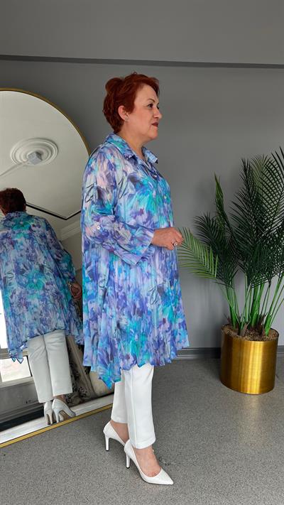 Selma Büyük Beden Tasarım Gömlek