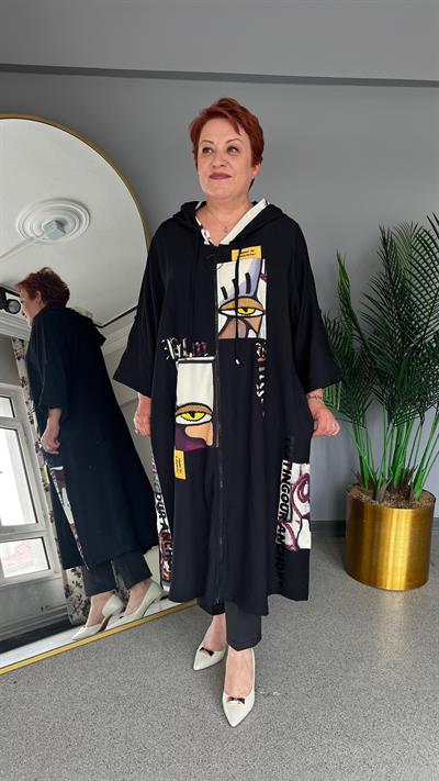 Selma Büyük Beden Tasarım Kap