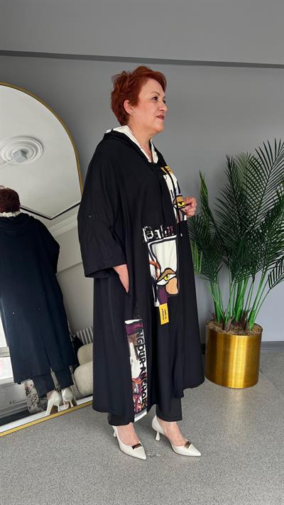 Selma Büyük Beden Tasarım Kap