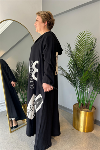 Selma Büyük Beden Tasarım Keten Kap