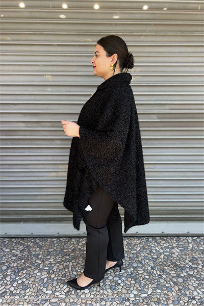 Selma Büyük Beden Tasarım Panço