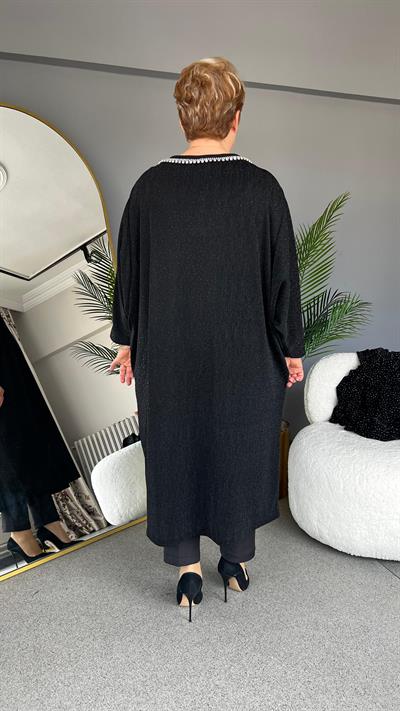 Selma Büyük Beden Taşlı Elbise