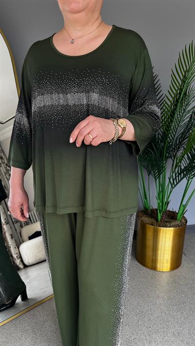 Selma Büyük Beden Taşlı Takım