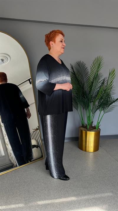 Selma Büyük Beden Taşlı Takım