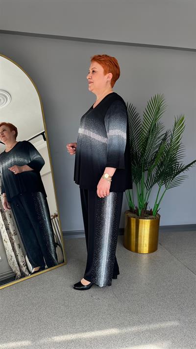 Selma Büyük Beden Taşlı Takım