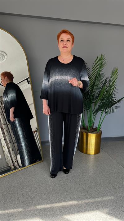 Selma Büyük Beden Taşlı Takım