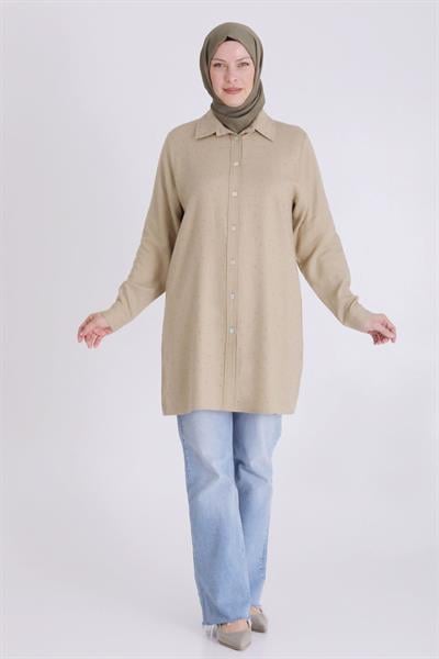 Selma Büyük Beden Taşlı Tunik