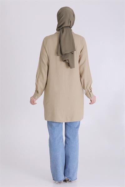 Selma Büyük Beden Taşlı Tunik