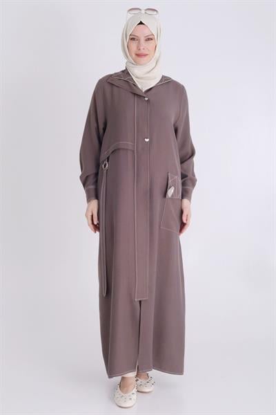 Selma Büyük Beden Tensel Ferace