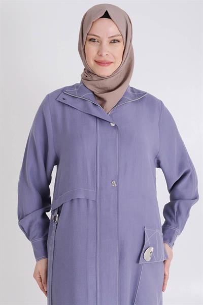 Selma Büyük Beden Tensel Ferace