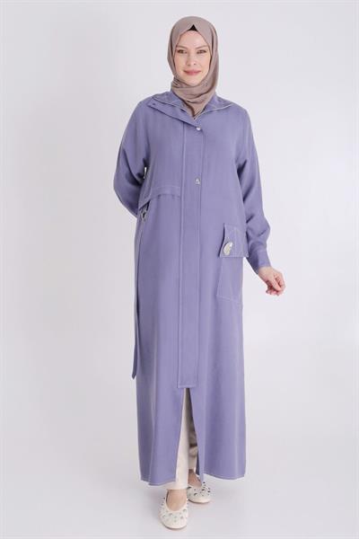 Selma Büyük Beden Tensel Ferace