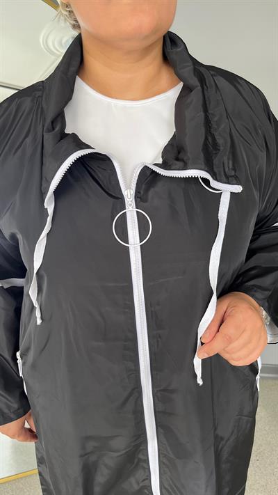 Selma Büyük Beden Trench