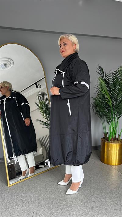 Selma Büyük Beden Trench