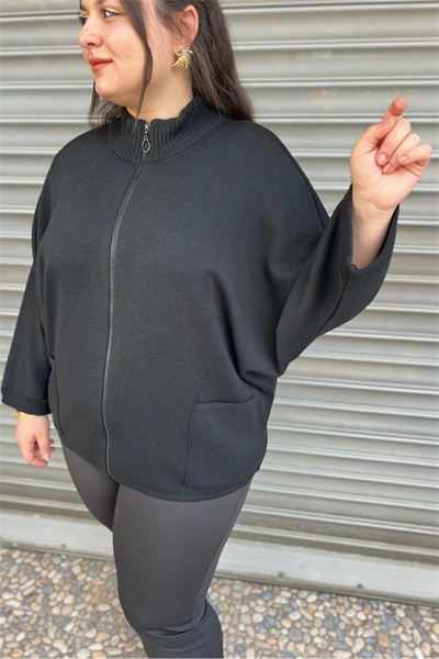 Selma Büyük Beden Triko Hırka