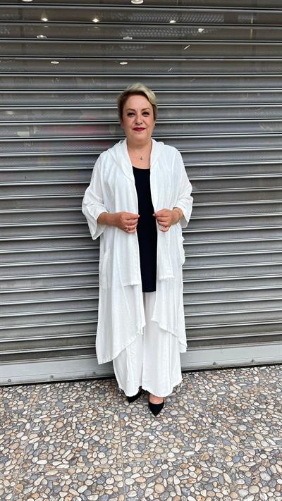 Selma Büyük Beden Yapıştırma Taş Detaylı Takım