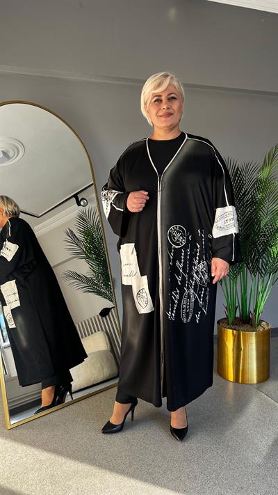 Selma Büyük Beden Yarasa Kol Kap